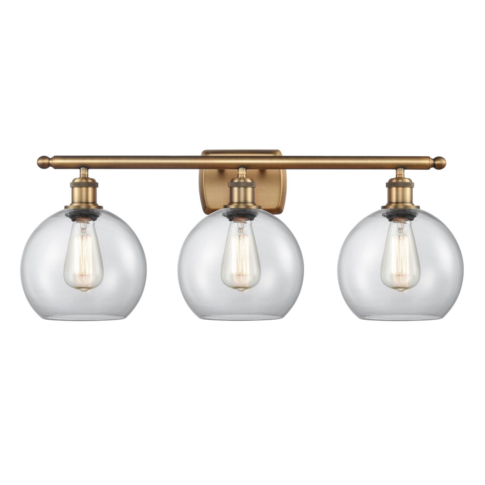 Innovations Athens 3Lt 28" Bath Vanity Lt, Brushed Brass