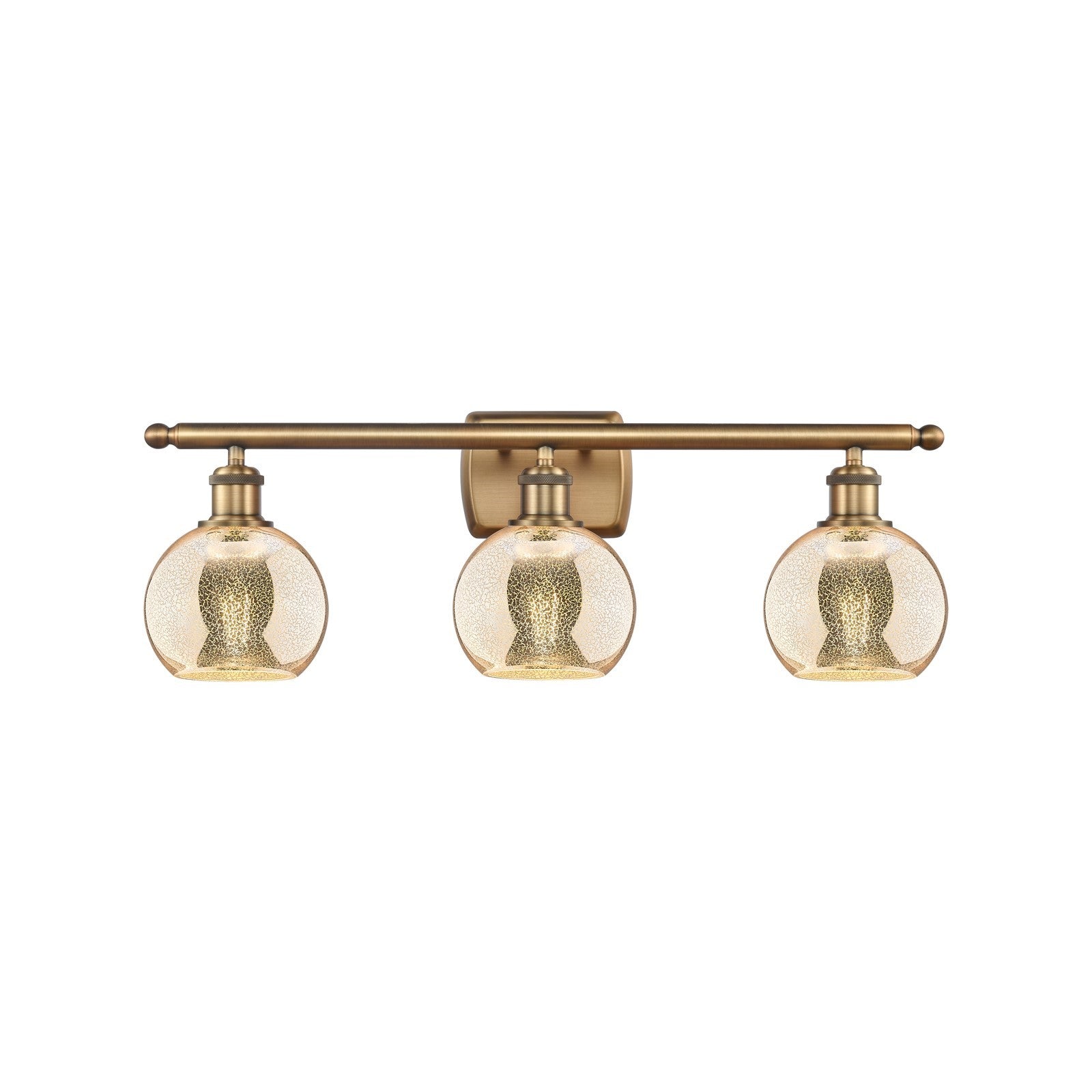 Innovations Athens 3Lt 25.875" Bath Vanity Lt, Brushed Brass