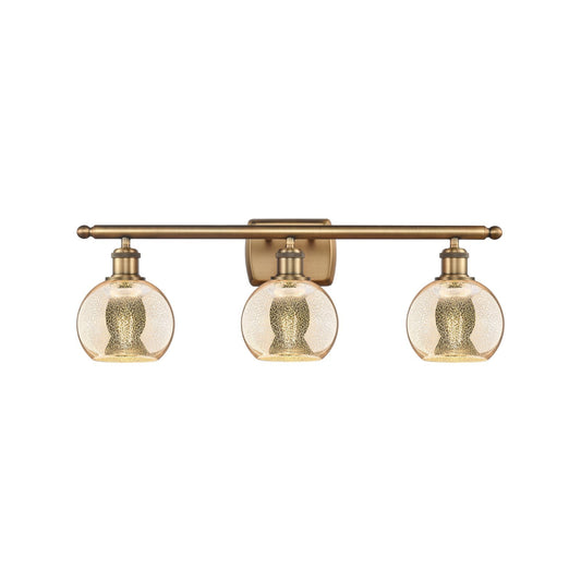 Innovations Athens 3Lt 25.875" Bath Vanity Lt, Brushed Brass