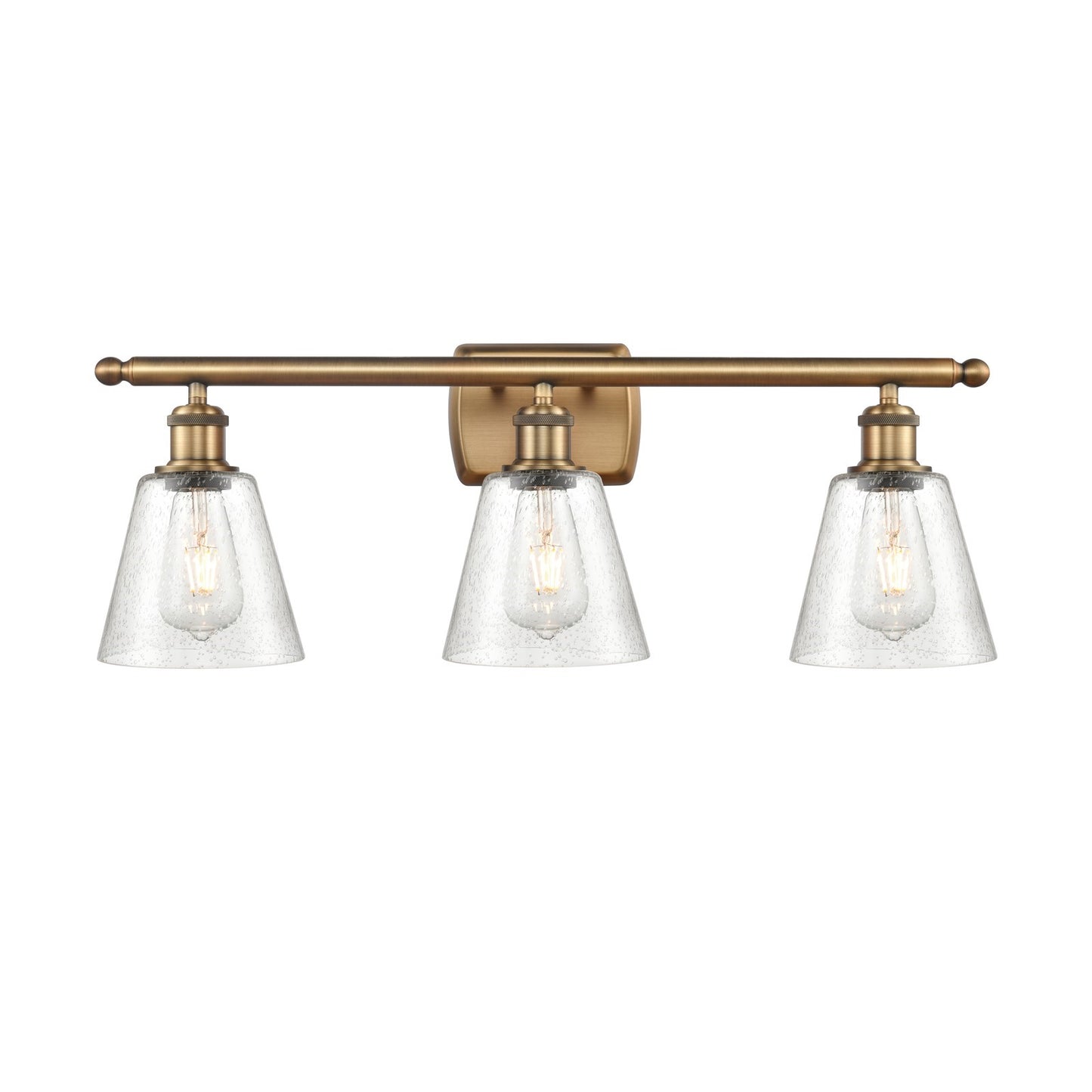Innovations Caton 3Lt 26" Bath Vanity Lt, Brushed Brass