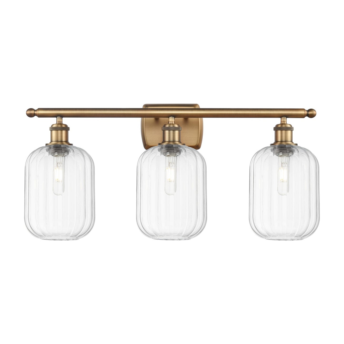 Innovations Preston Cyl 3Lt 26.75" Bath, Brushed Brass