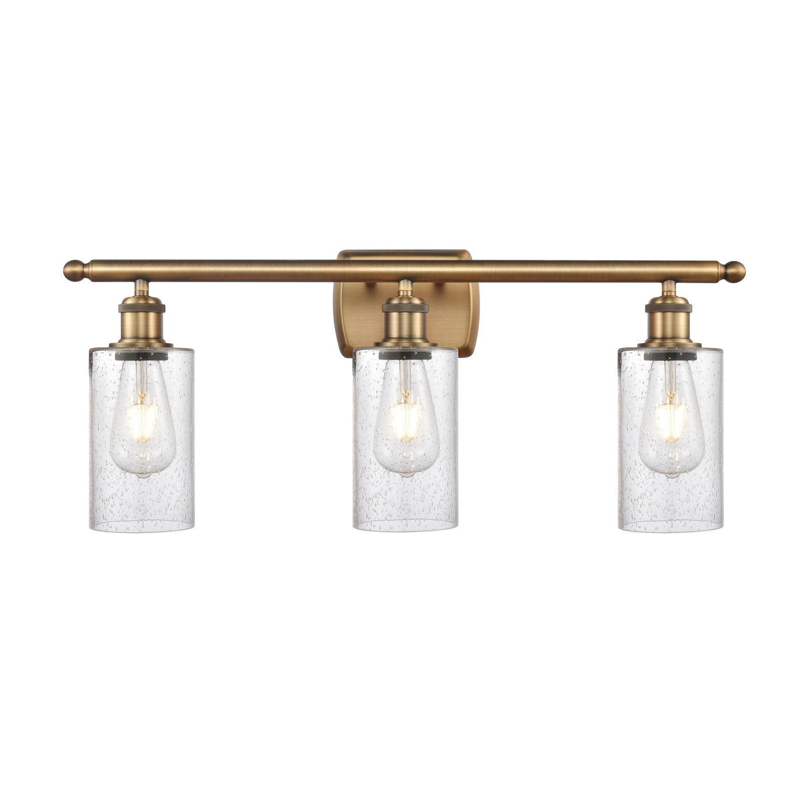 Innovations Clymer 3Lt 23.875" Bath Vanity Lt, Brushed Brass