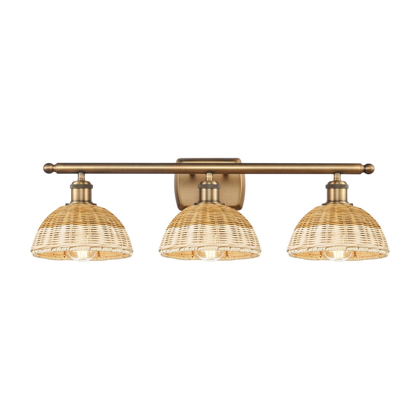 Innovations Bristol Natural II 3Lt 27.5", Brushed Brass