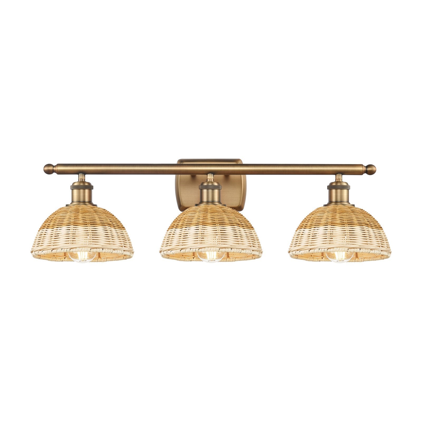 Innovations Bristol Natural II 3Lt 27.5", Brushed Brass