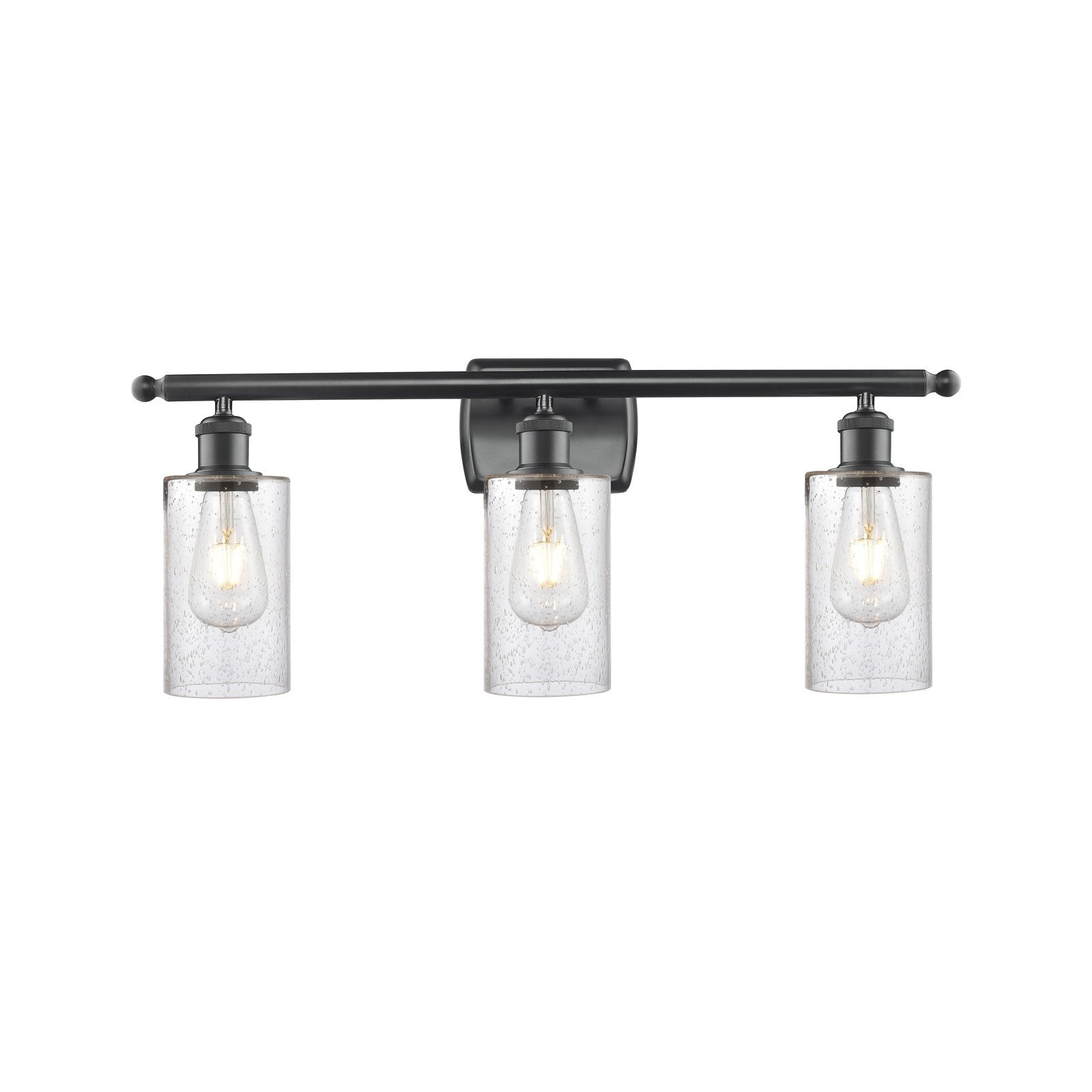 Innovations Clymer 3Lt 23.875" Bath Vanity Lt, Matte Blk