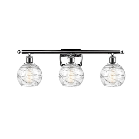 Innovations Athens Deco Swirl 3Lt, Polished Chrome