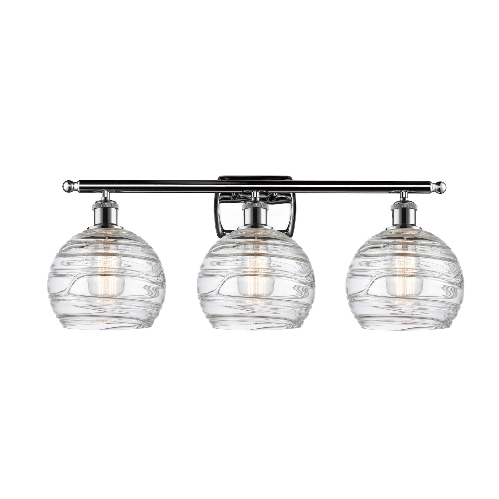 Innovations Athens Deco Swirl 3Lt 28", Polished Chrome