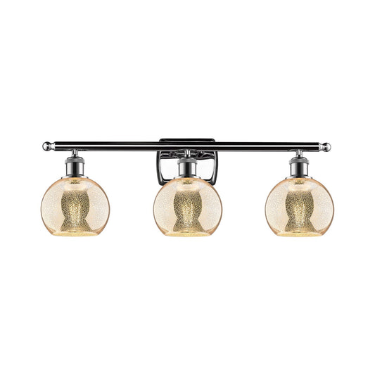 Innovations Athens 3Lt 25.875" Bath Vanity, Polished Chrome