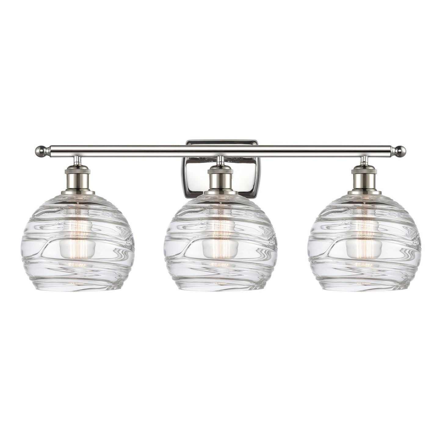 Innovations Athens Deco Swirl 3Lt 28", Polished Nickel