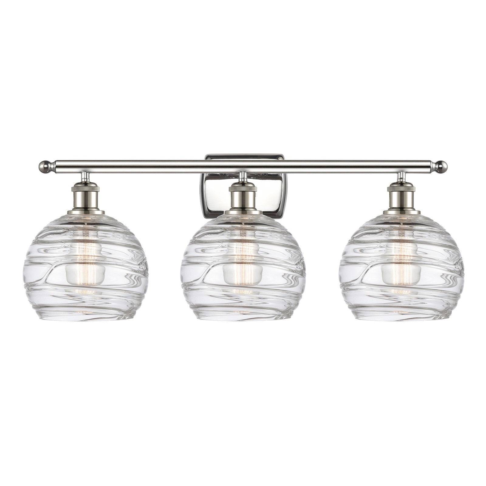 Innovations Athens Deco Swirl 3Lt 28", Polished Nickel