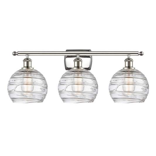 Innovations Athens Deco Swirl 3Lt 28", Polished Nickel