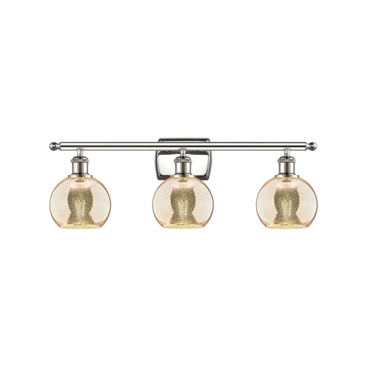Innovations Athens 3Lt 25.875" Bath Vanity, Polished Nickel