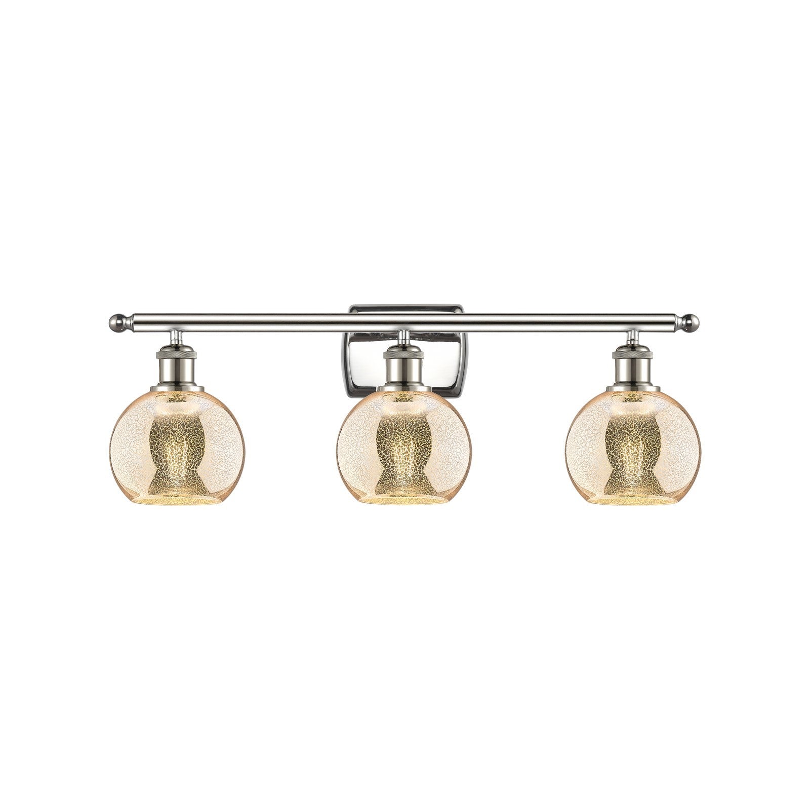 Innovations Athens 3Lt 25.875" Bath Vanity, Polished Nickel