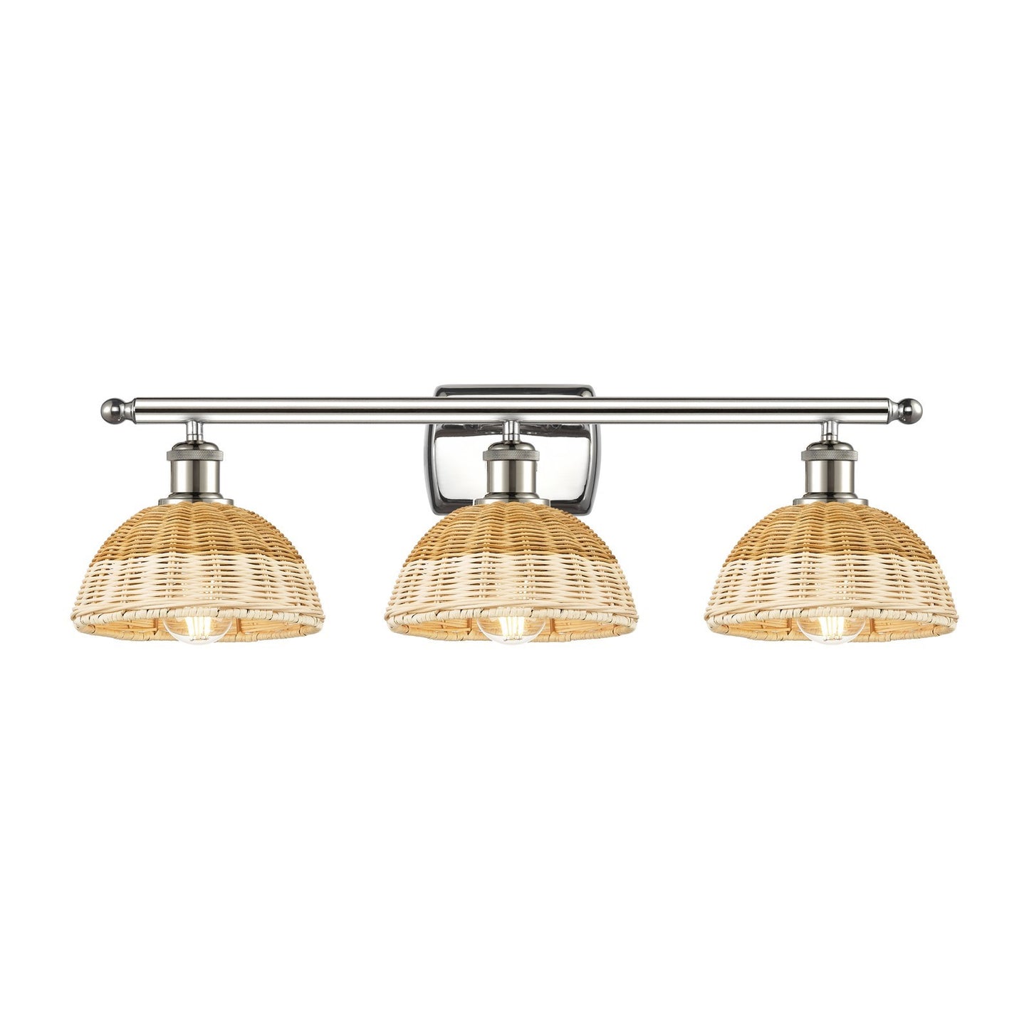 Innovations Bristol Natural II 3Lt, Polished Nickel