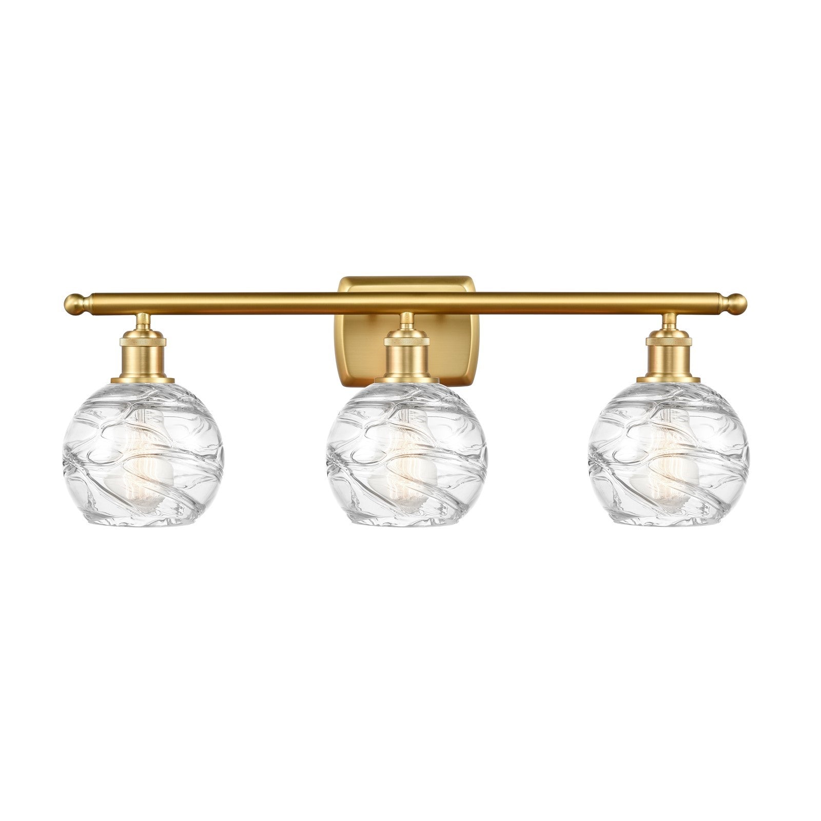 Innovations Athens Deco Swirl 3Lt 25.875", Satin Gold