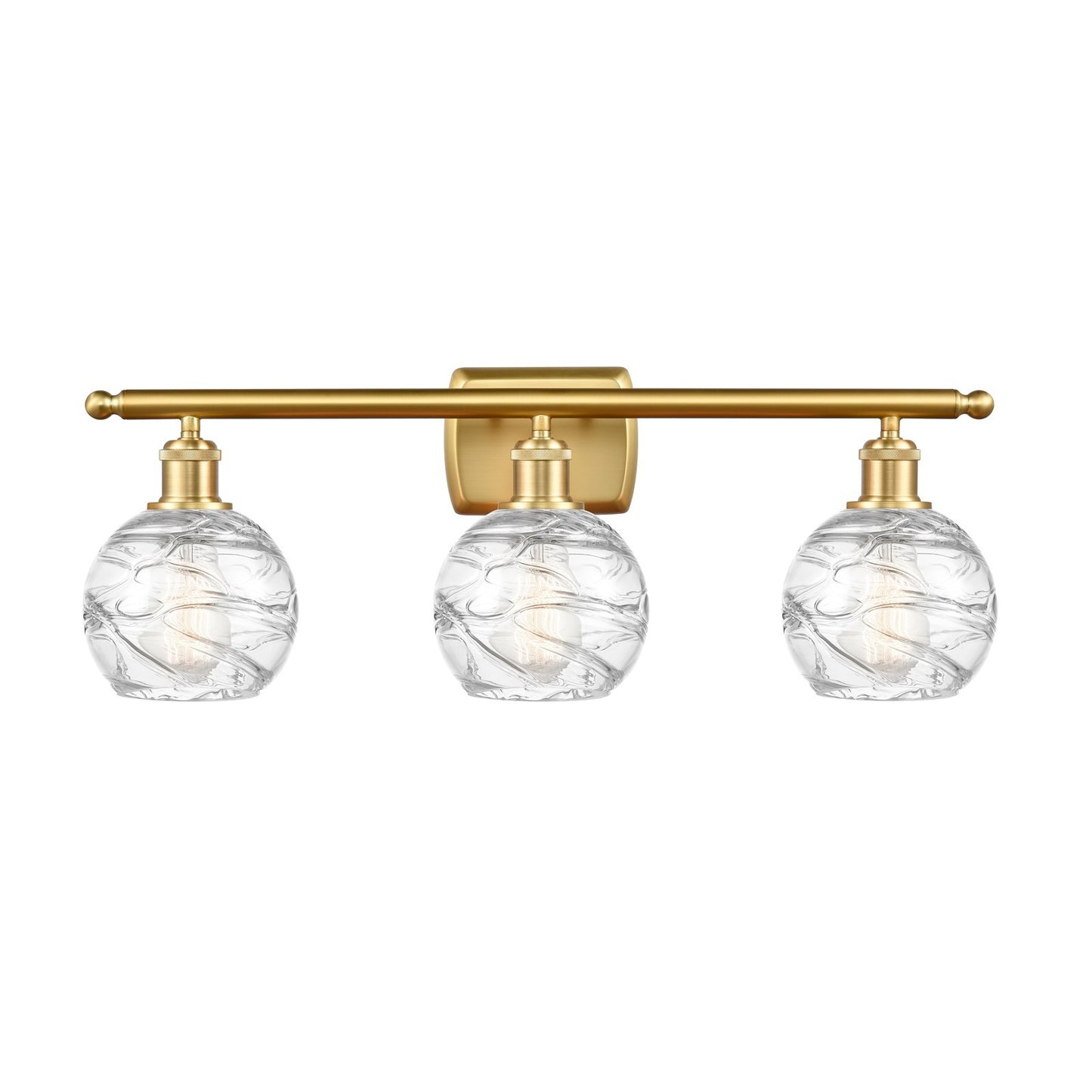 Innovations Athens Deco Swirl 3Lt 25.875", Satin Gold