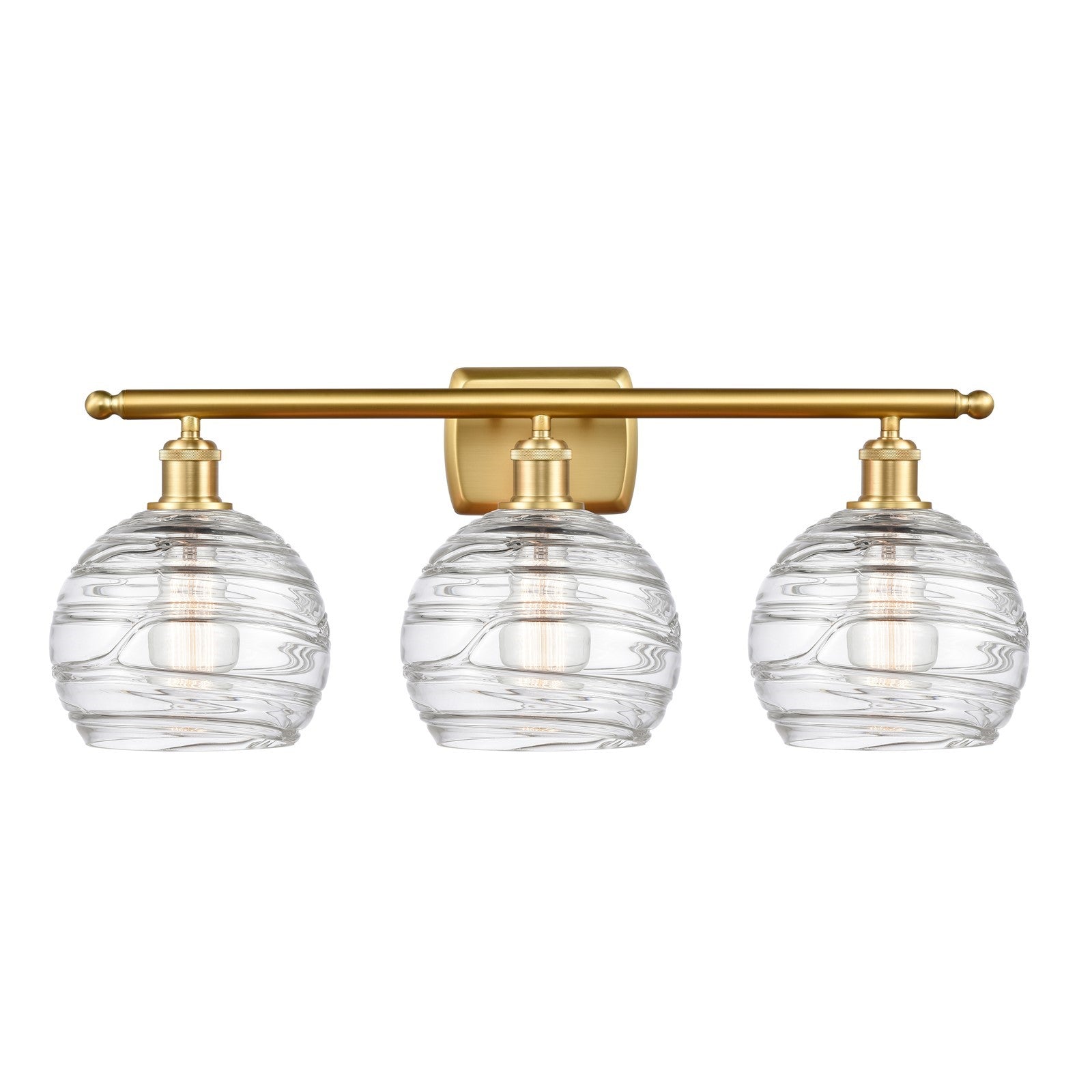 Innovations Athens Deco Swirl 3Lt 28" Bath, Satin Gold