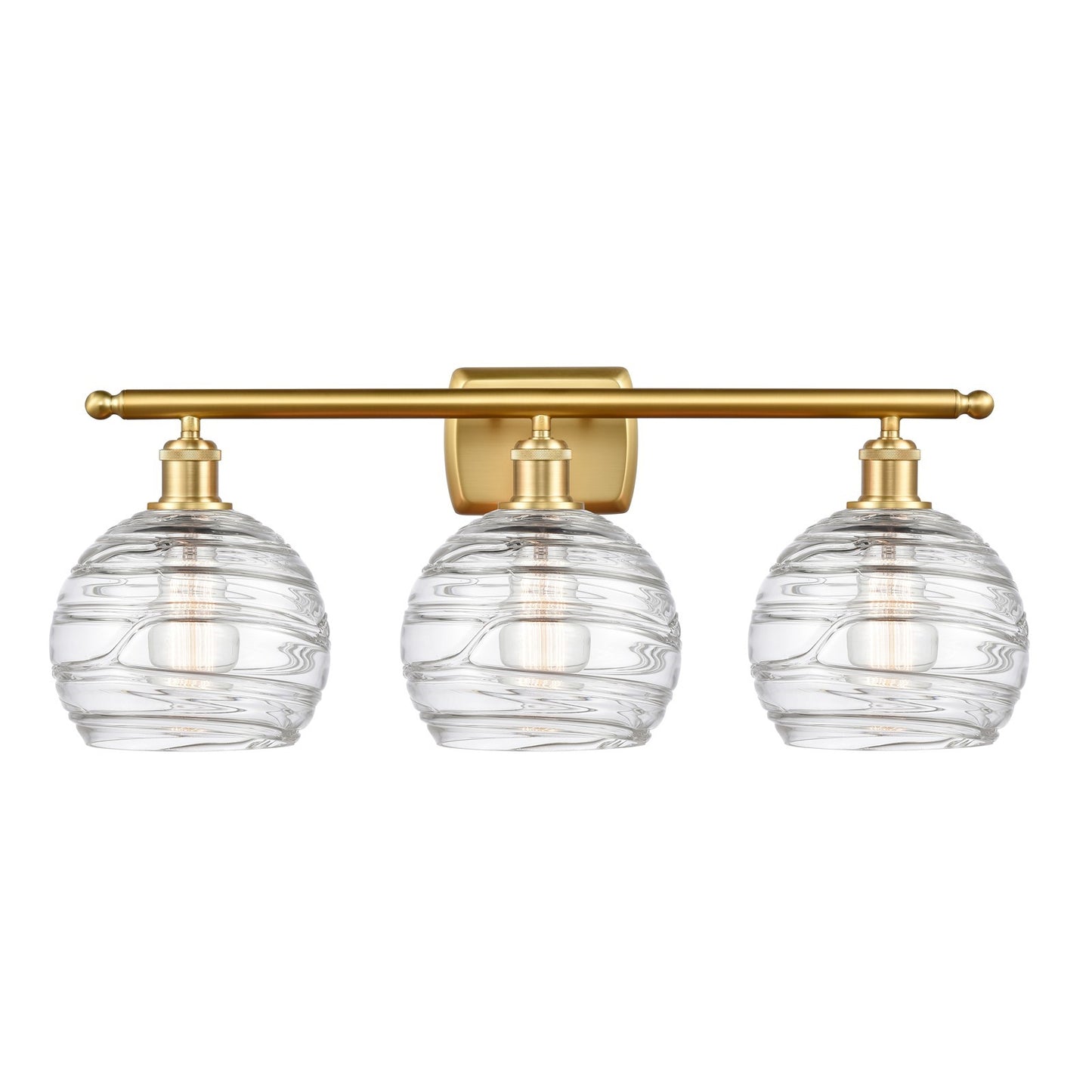 Innovations Athens Deco Swirl 3Lt 28" Bath, Satin Gold