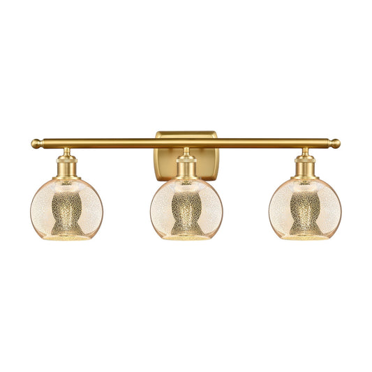 Innovations Athens 3Lt 25.875" Bath Vanity Lt, Satin Gold