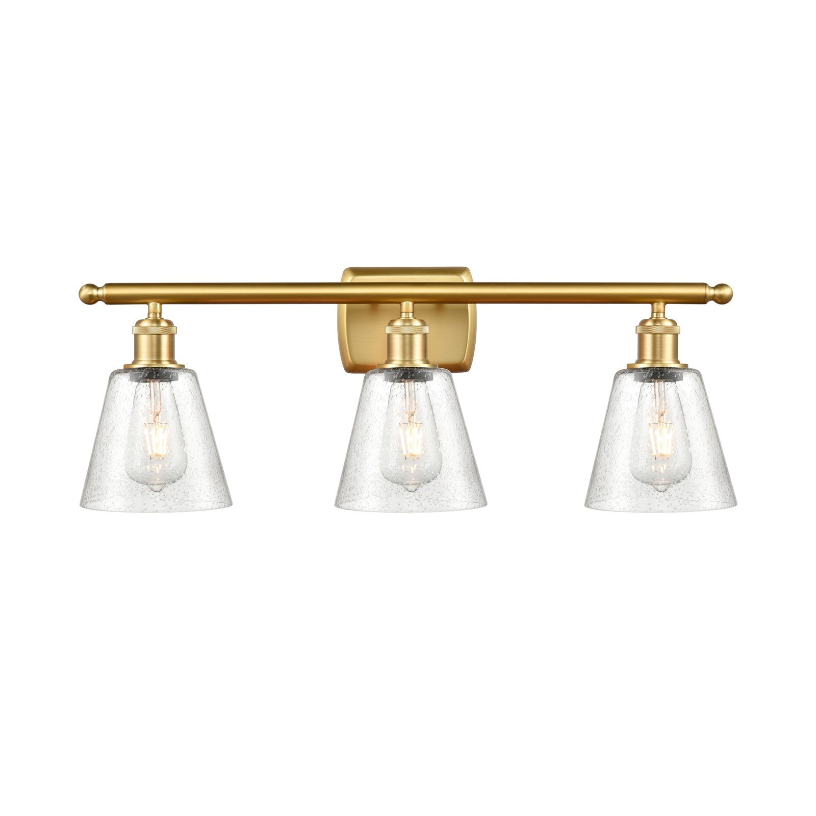Innovations Caton 3Lt 26" Bath Vanity Lt, Satin, Satin Gold