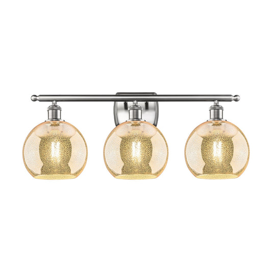 Innovations Athens 3Lt 28" Bath Vanity, Brushed Satin Nickel