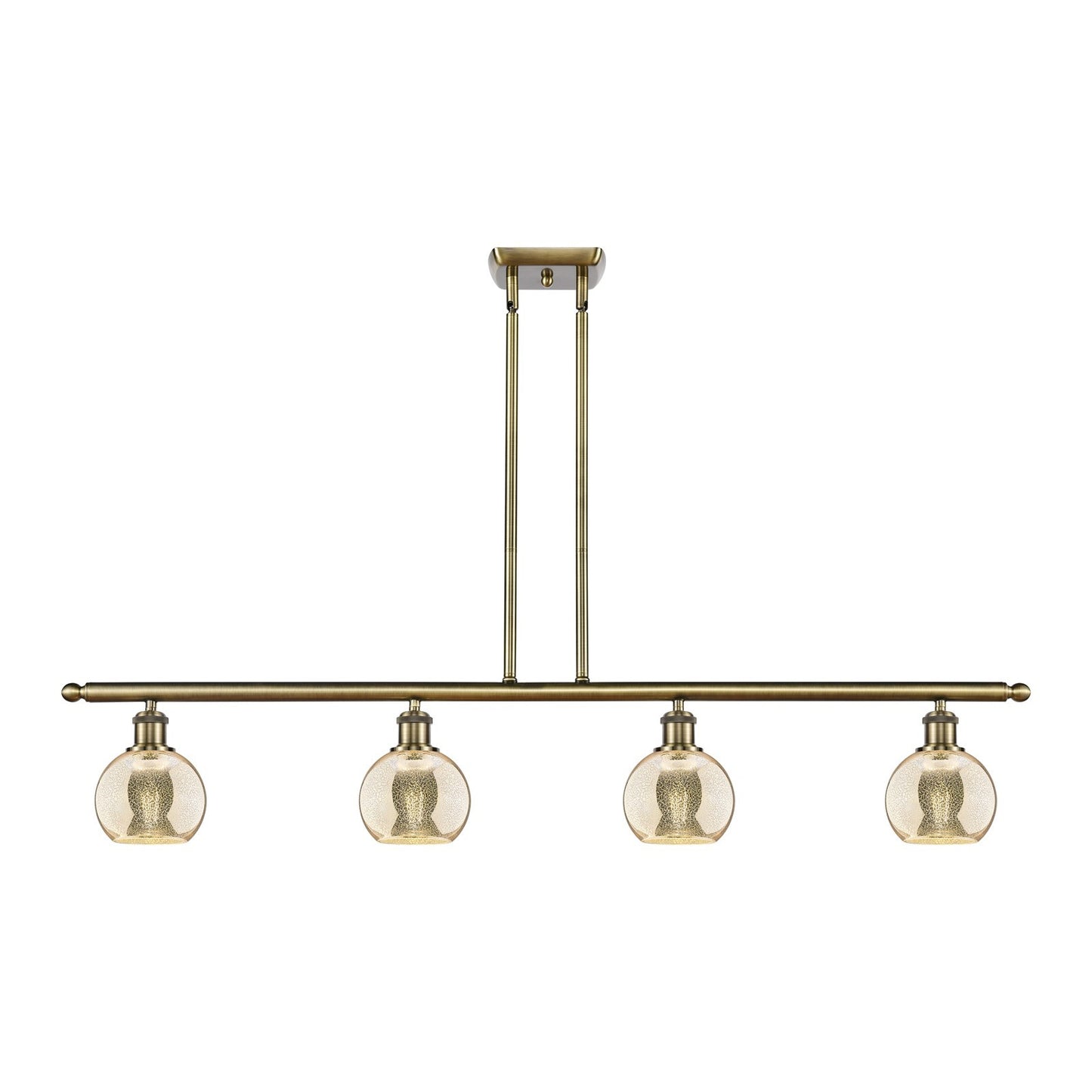 Innovations Athens 4Lt 48" Island Lt, Antique, Antique Brass