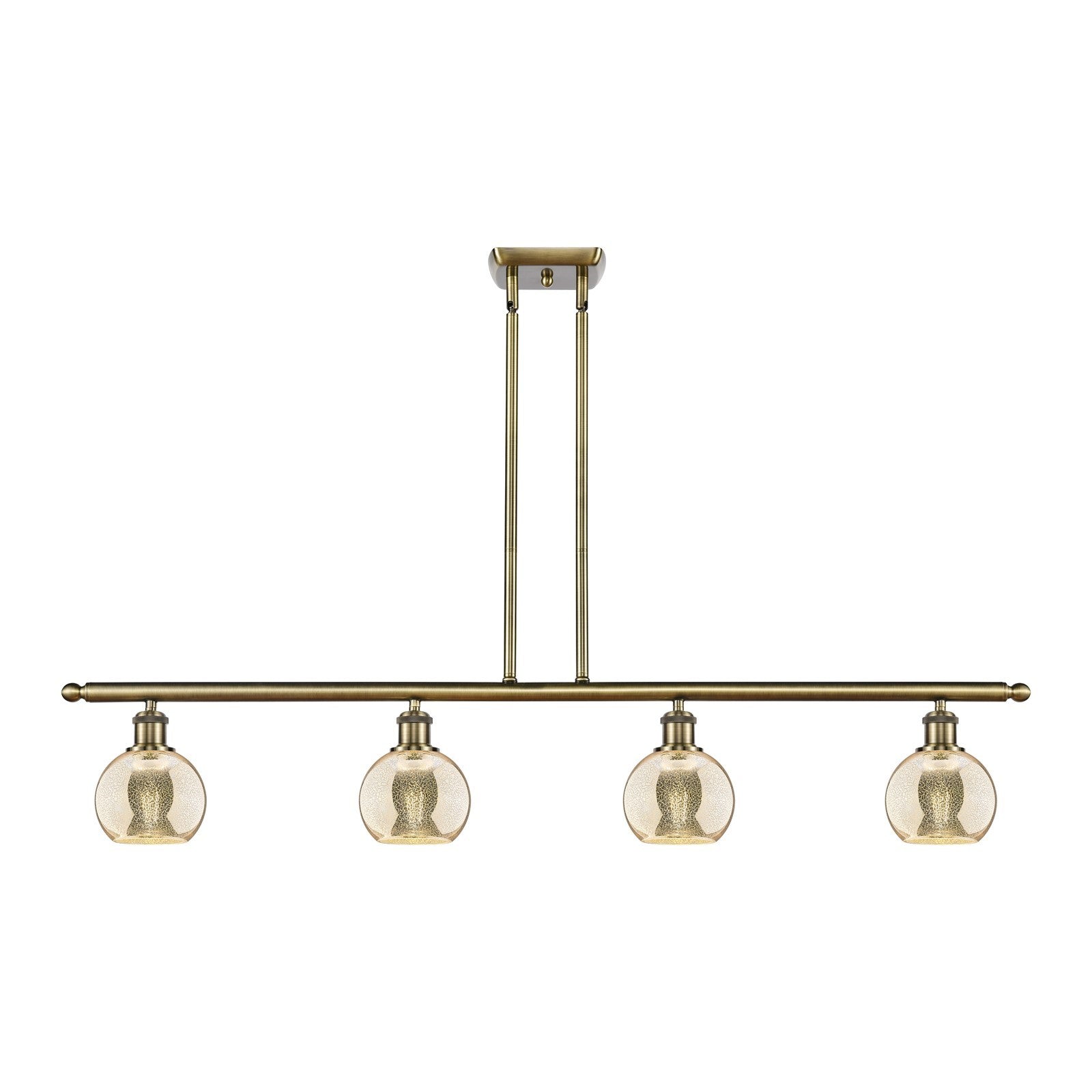 Innovations Athens 4Lt 48" Island Lt, Antique, Antique Brass