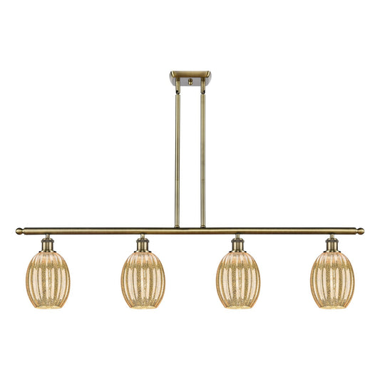 Innovations Preston Bulb 4Lt 48" Island Lt, Antique Brass