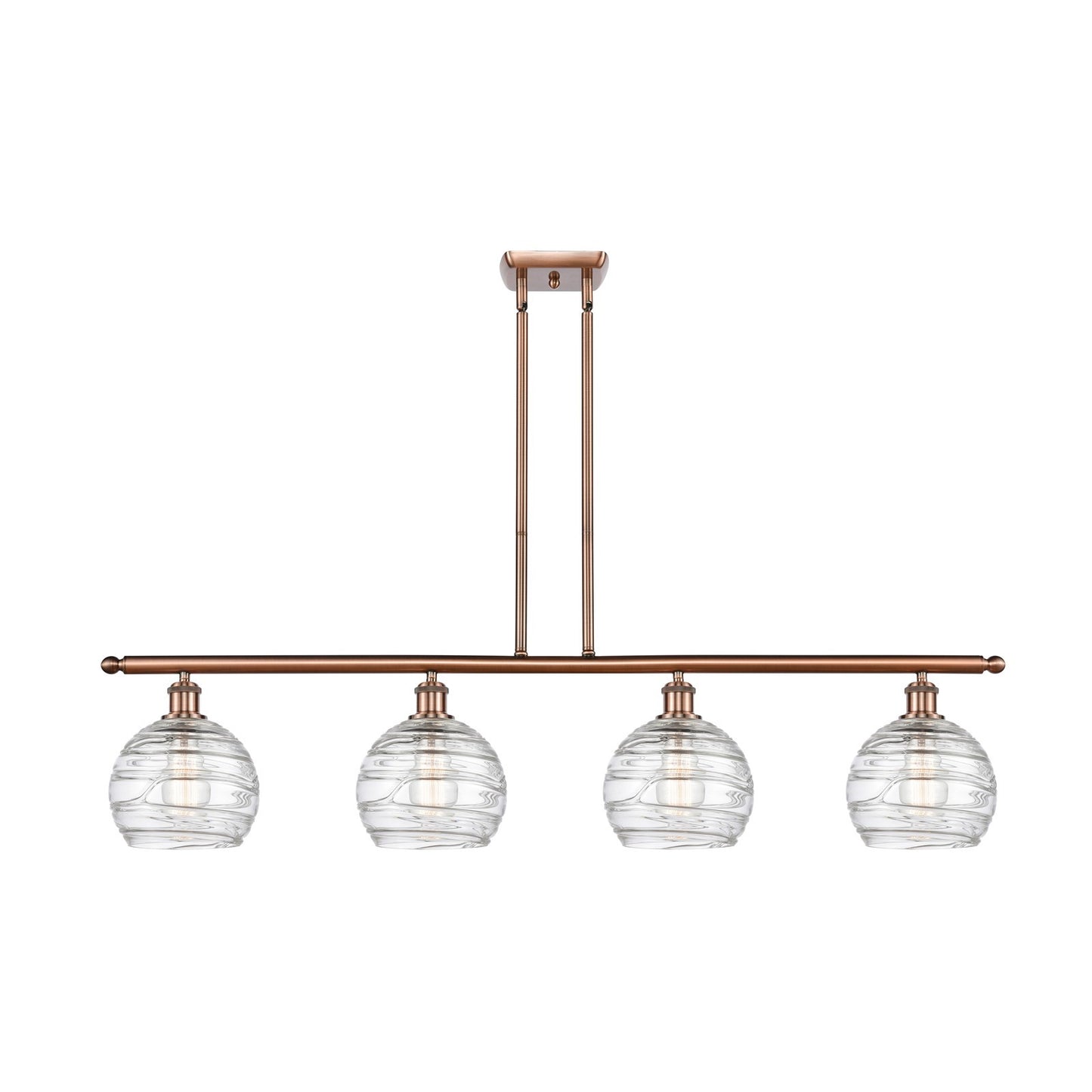 Innovations Athens Deco Swirl 4Lt 48", Antique Copper