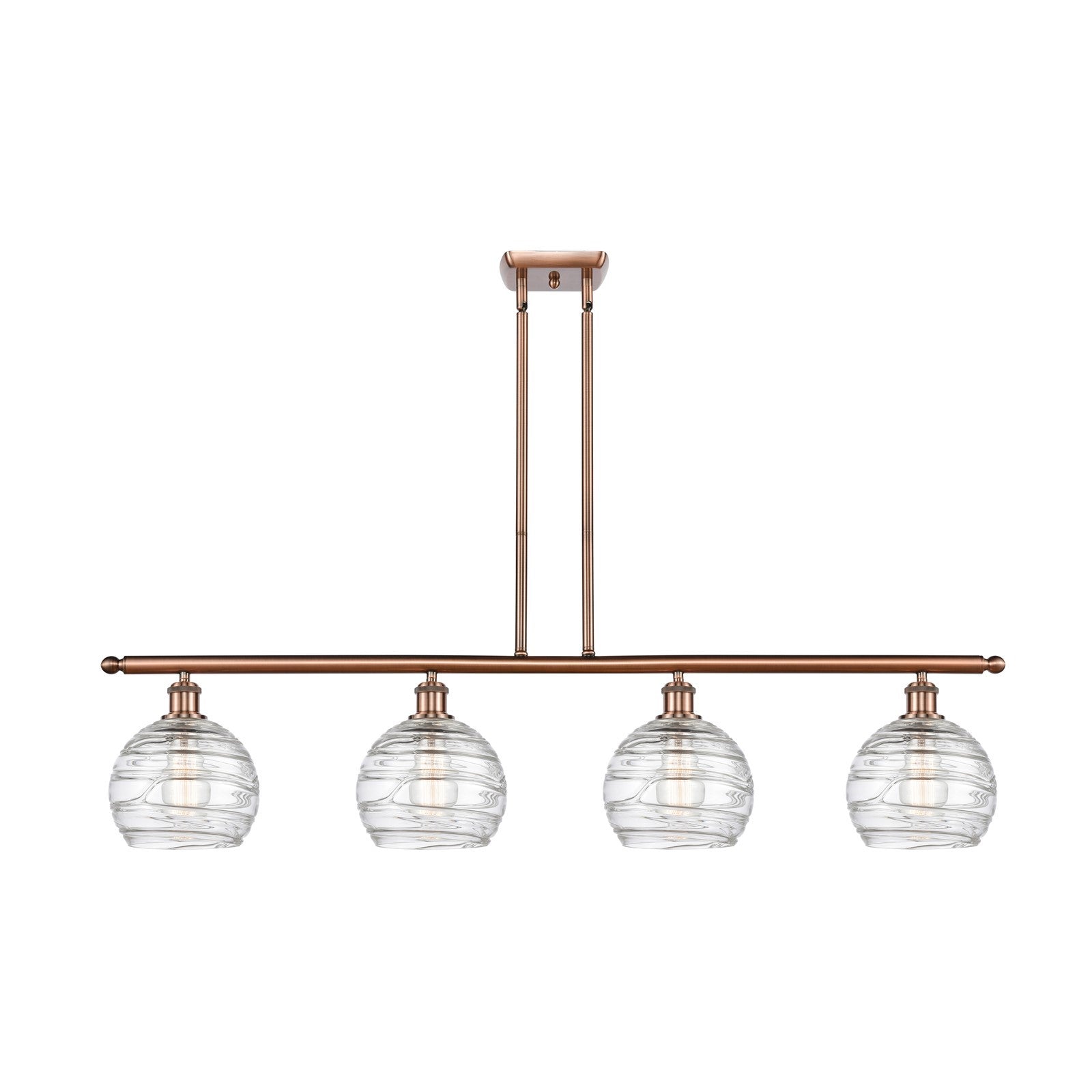 Innovations Athens Deco Swirl 4Lt 48", Antique Copper