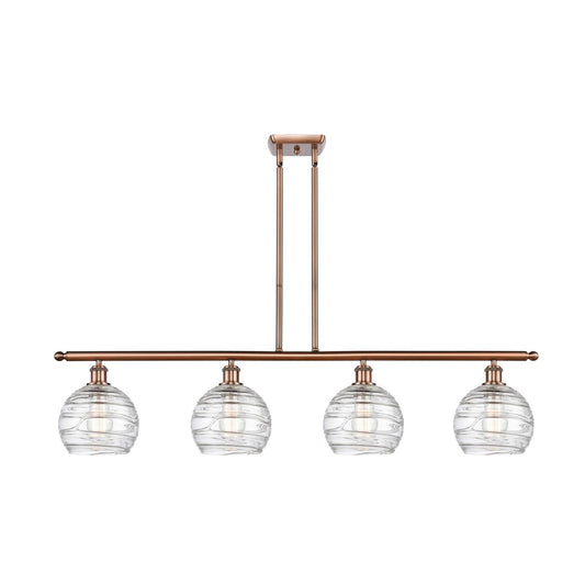 Innovations Athens Deco Swirl 4Lt 48", Antique Copper