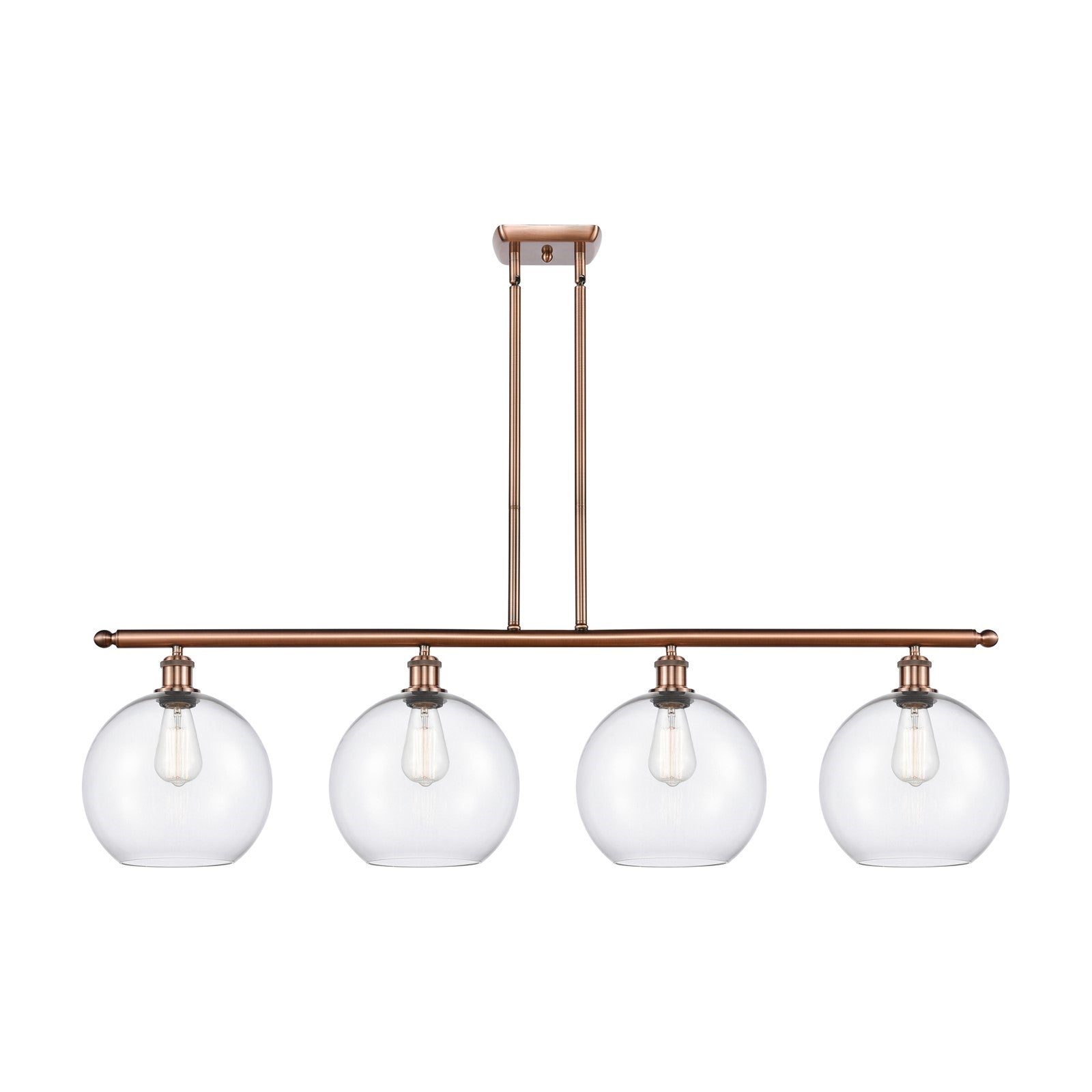 Innovations Athens 4Lt 48.25" Island Lt, Antique Copper