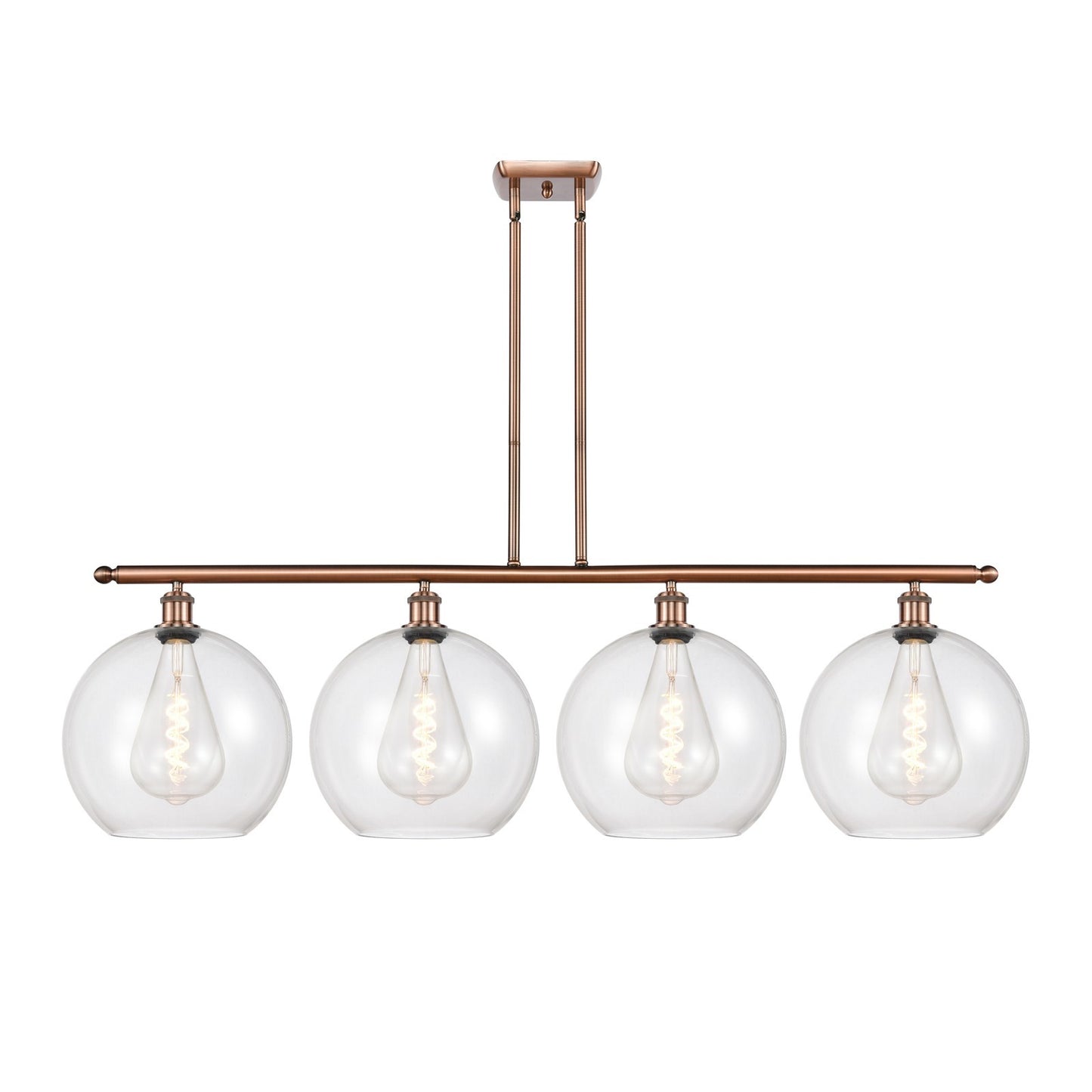 Innovations Athens 4Lt 50" Island Lt, Antique Copper