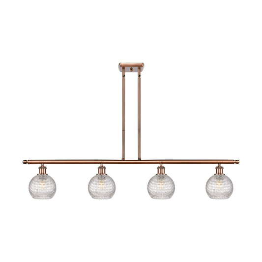 Innovations Athens 4Lt 48" Island Lt, Antique Copper