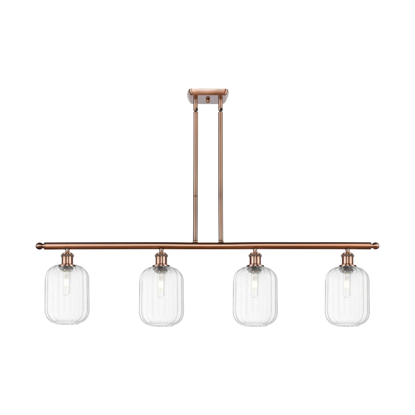 Innovations Preston Cyl 4Lt 48" Island Lt, Antique Copper