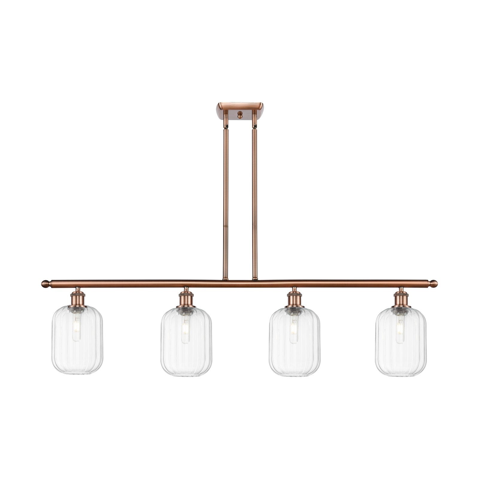 Innovations Preston Cyl 4Lt 48" Island Lt, Antique Copper