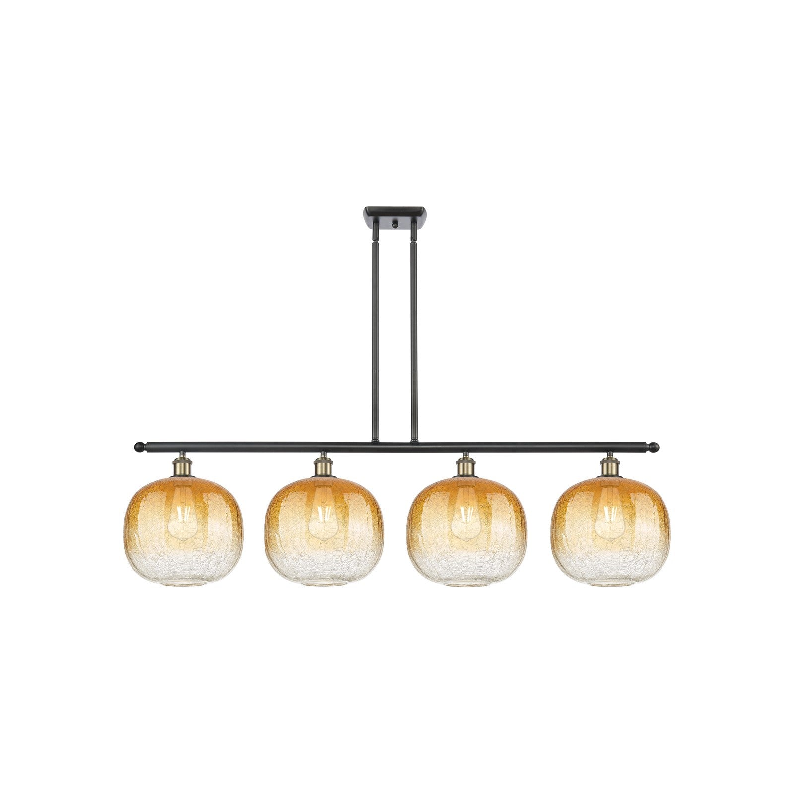 Innovations Brookhaven Sphere 4Lt, Blk Antique Brass