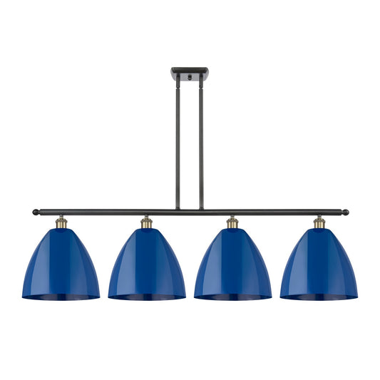 Innovations Plymouth 4Lt 50.25", Blk Antique Brass