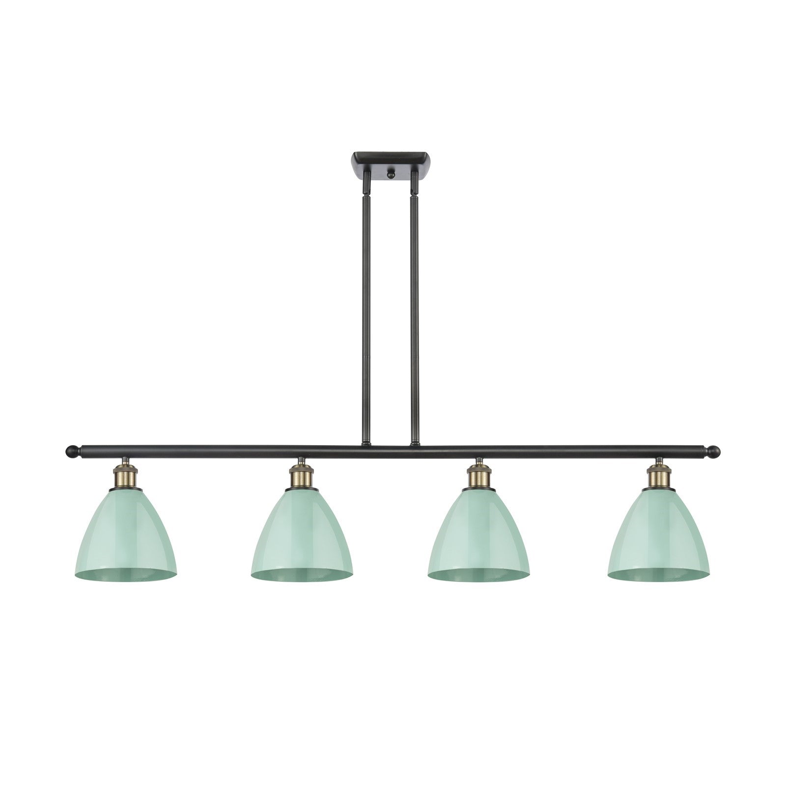Innovations Plymouth 4Lt 48" Island, Blk Antique Brass
