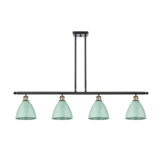 Innovations Plymouth 4Lt 48" Island, Blk Antique Brass