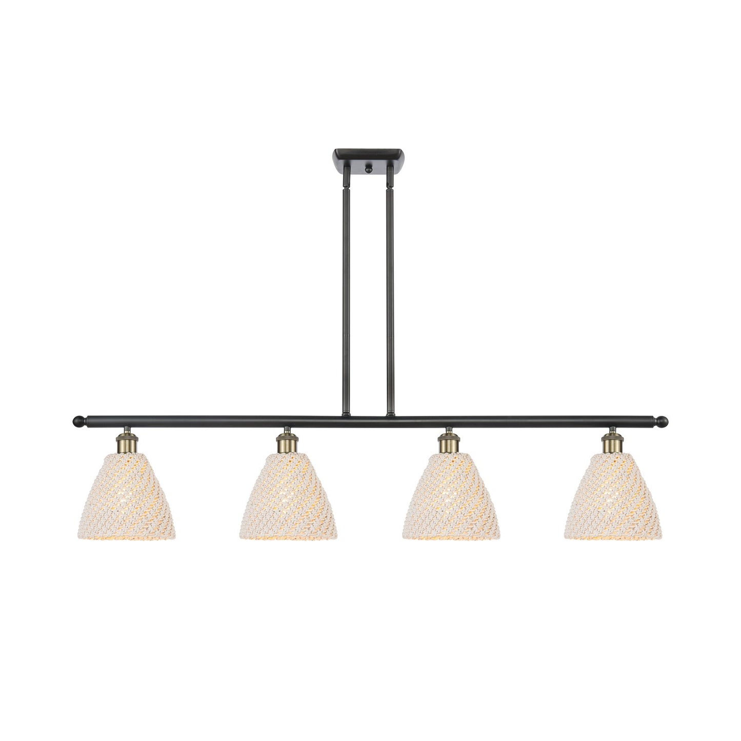 Innovations Bristol Natural 4Lt 48", Blk Antique Brass