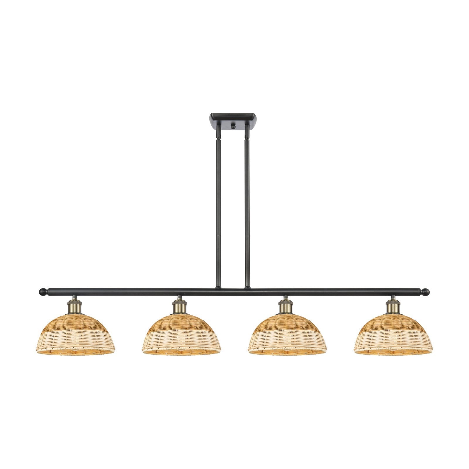 Innovations Bristol Natural II 4Lt, Blk Antique Brass