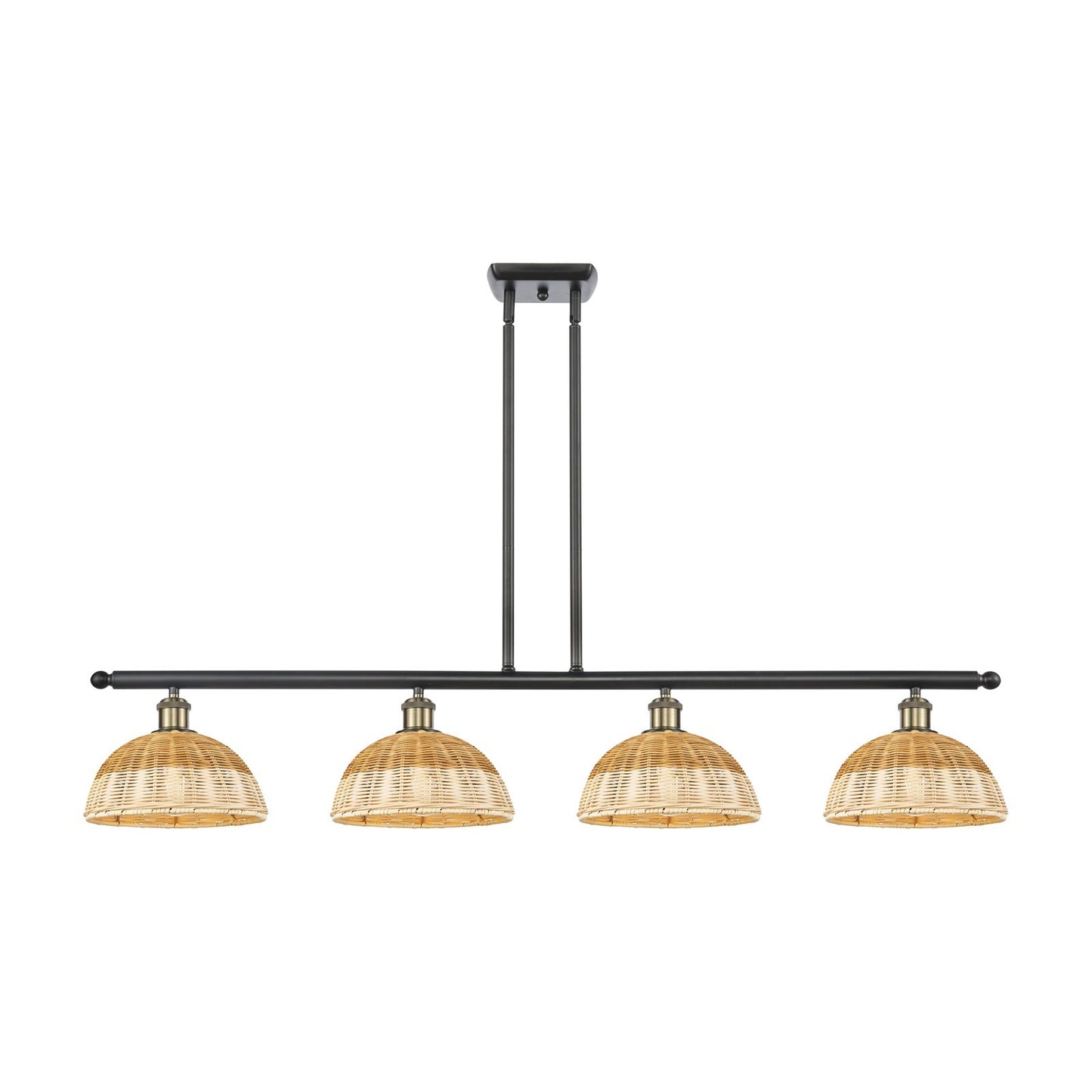 Innovations Bristol Natural II 4Lt, Blk Antique Brass