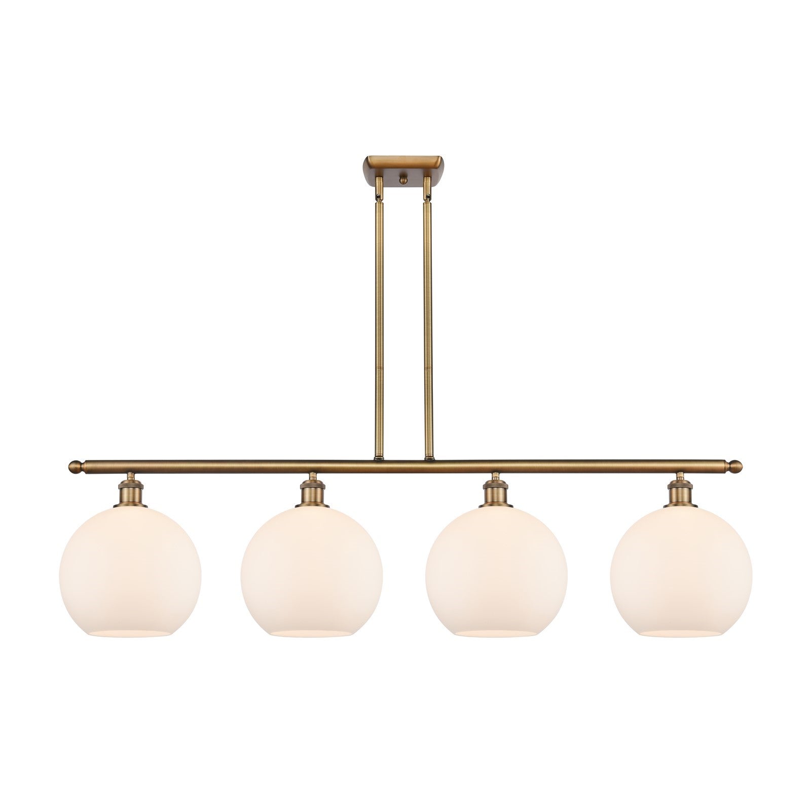 Innovations Athens 4Lt 48.25" Island Lt, Brushed Brass