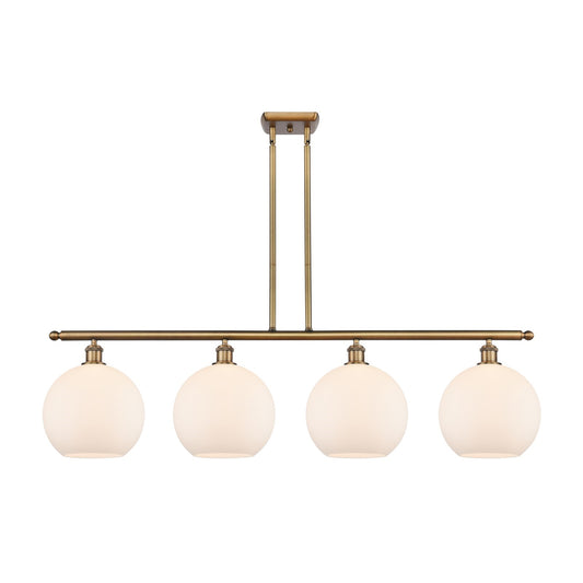 Innovations Athens 4Lt 48.25" Island Lt, Brushed Brass