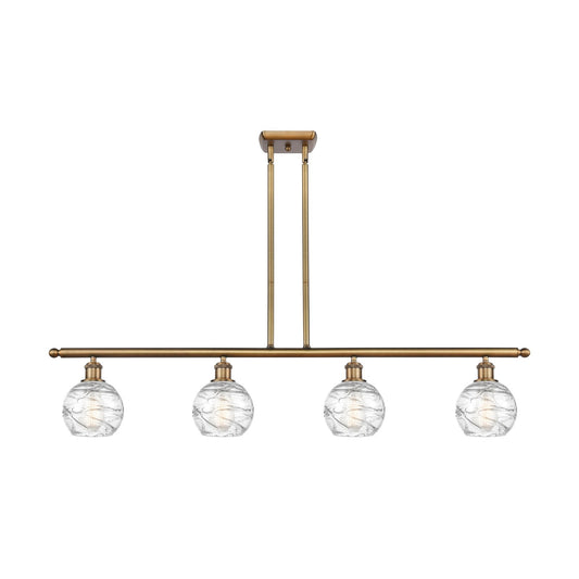 Innovations Athens Deco Swirl 4Lt 48", Brushed Brass
