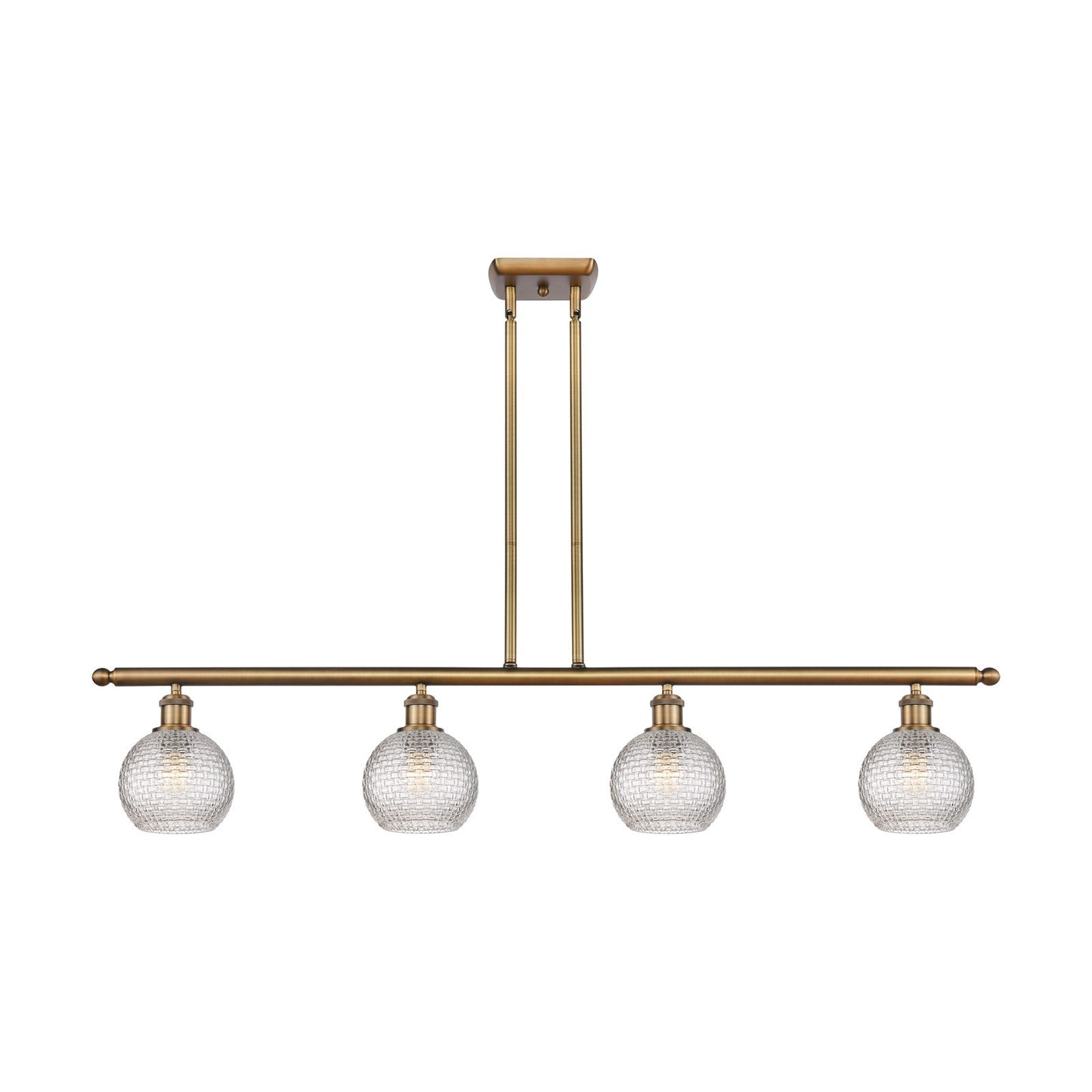Innovations Athens 4Lt 48" Island Lt, Brushed Brass