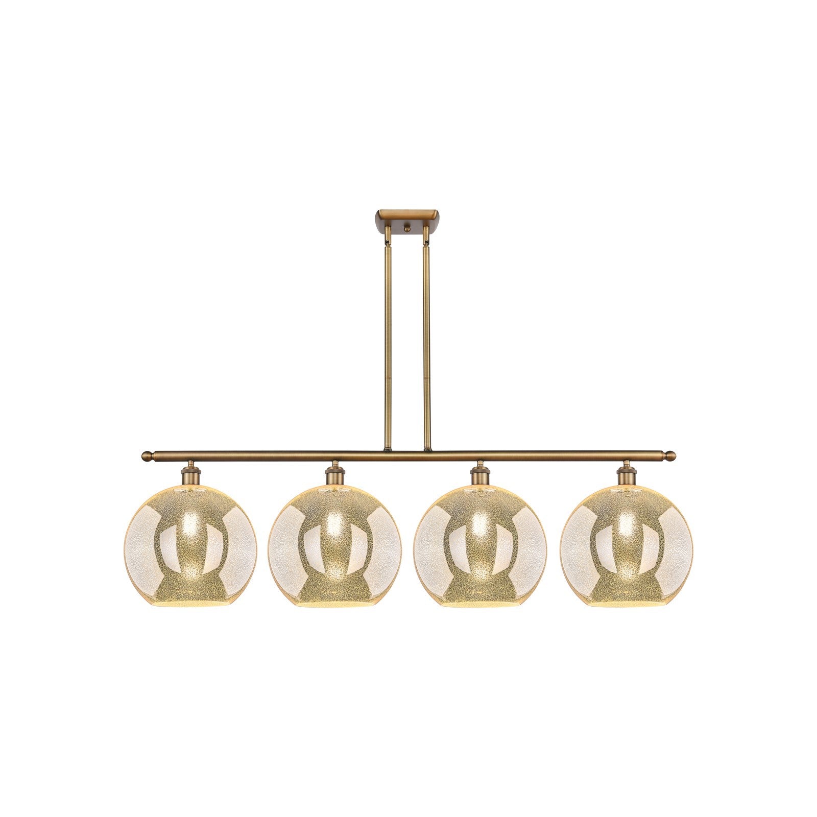 Innovations Athens 4Lt 50" Island Lt, Brushed Brass