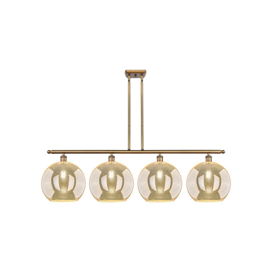 Innovations Athens 4Lt 50" Island Lt, Brushed Brass