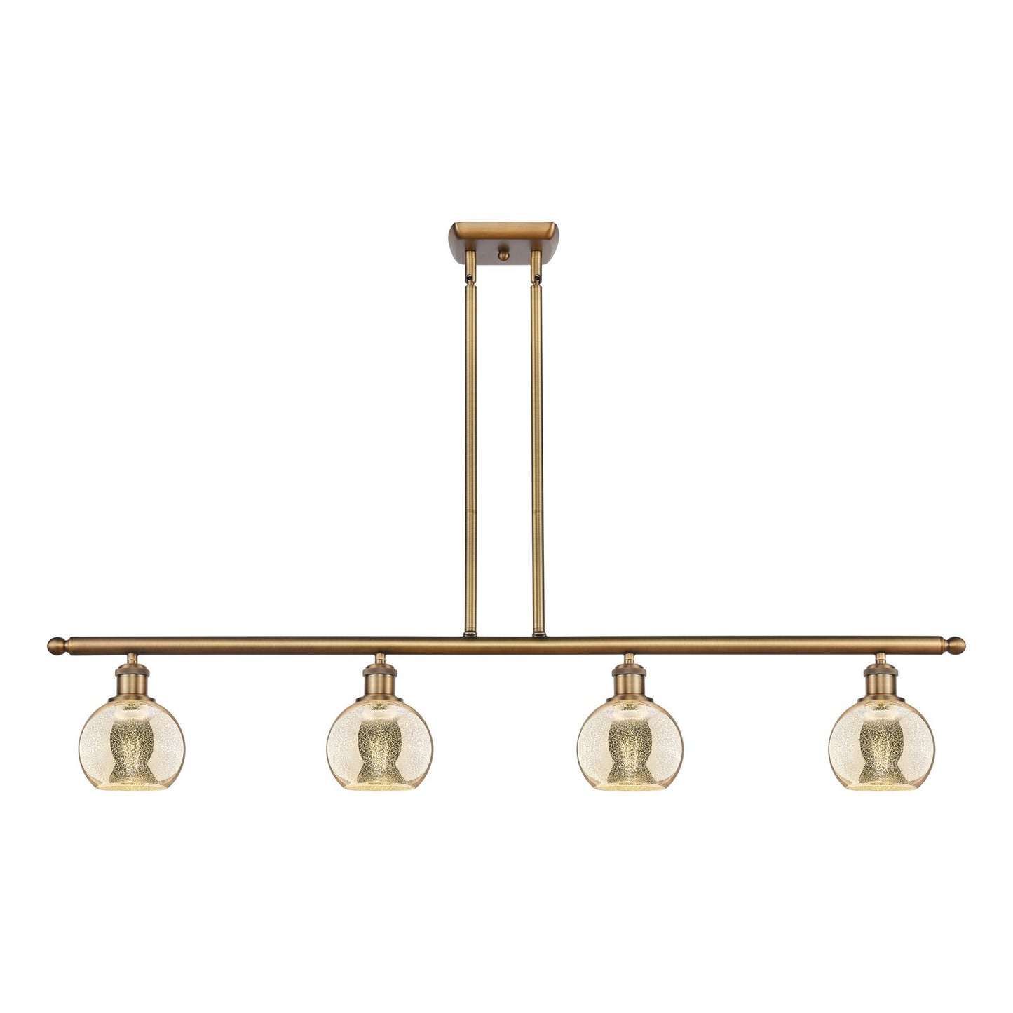 Innovations Athens 4Lt 48" Island Lt, Brushed, Brushed Brass